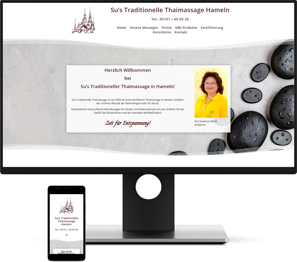 Webdesign Harz Massagepraxis