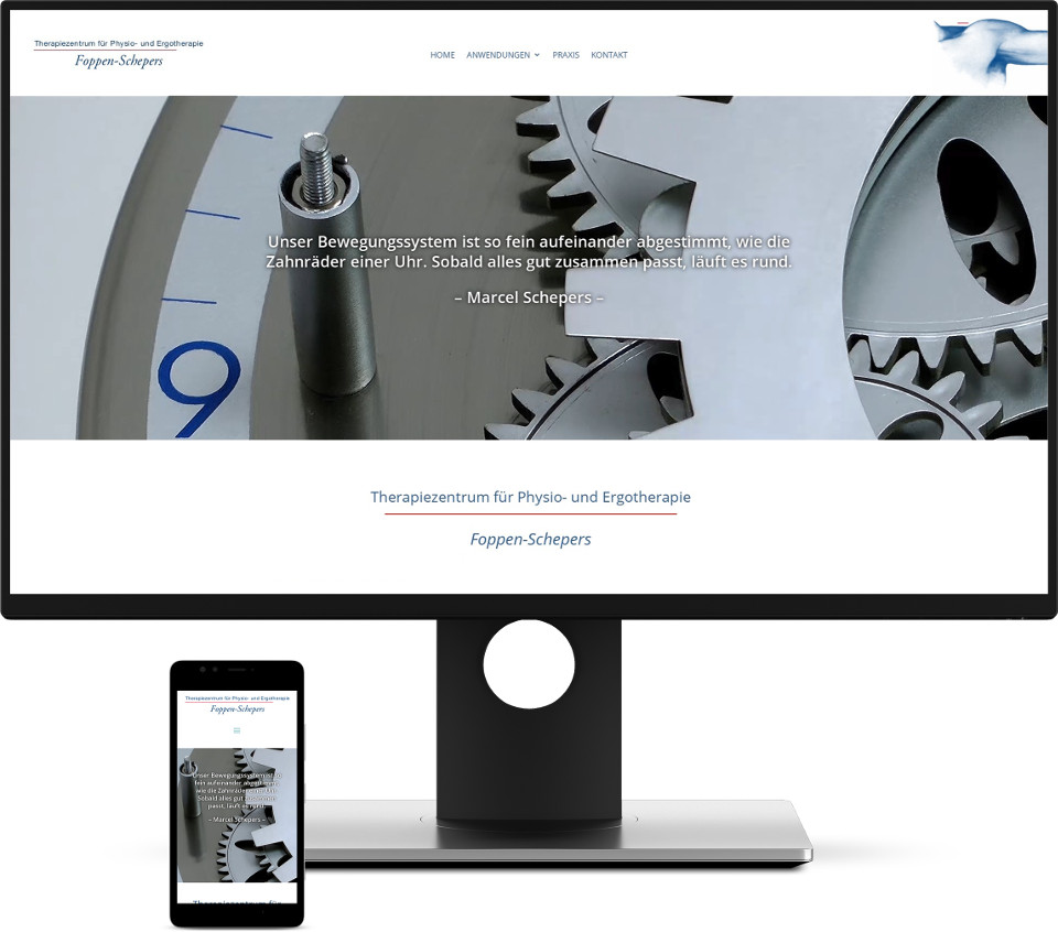 Webdesign Harz Website Physiotherapie